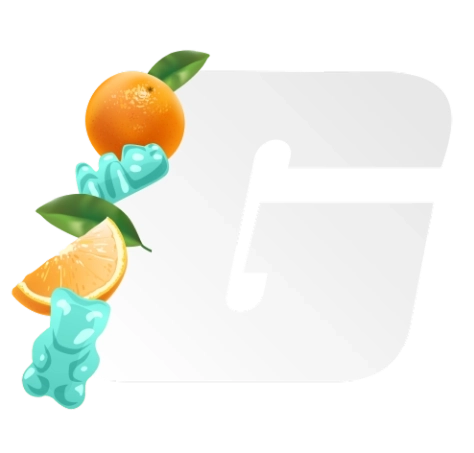 GROWTH SUPPLEMENTS - Imagem ilustrativa Logo Gsuplementos em um fundo roxo