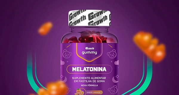 GROWTH SUPPLEMENTS - Imagem ilustrativa Melatonina Gummy