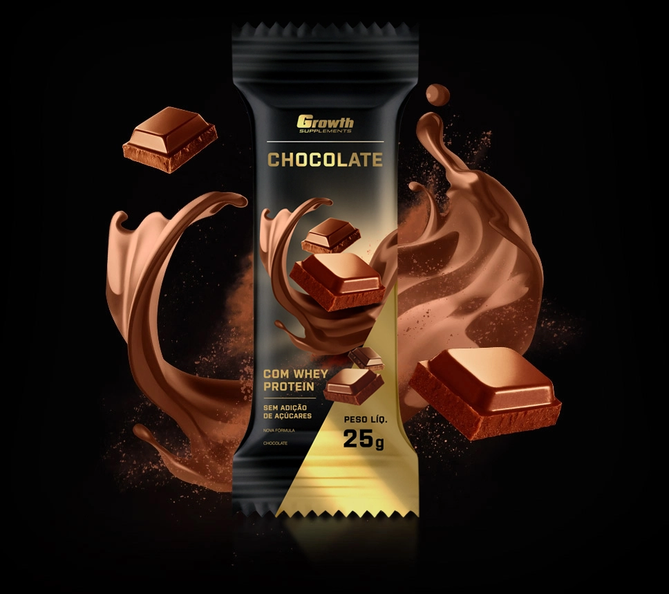 Chocolate Growth: com Whey Protein