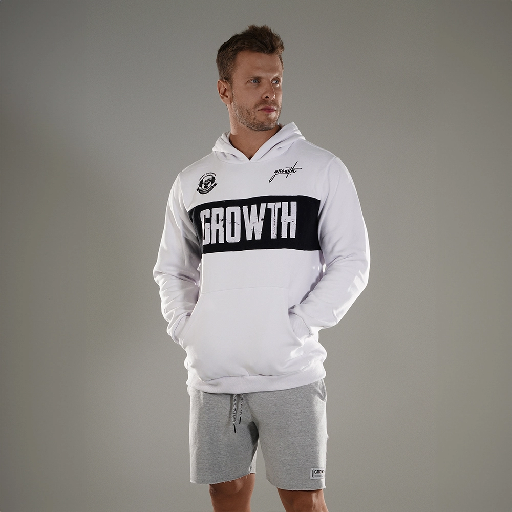 MOLETOM BRANCO PREMIUM CAN T STOP - GROWTH SUPPLEMENTS