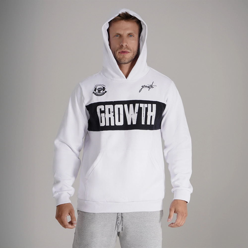 MOLETOM BRANCO PREMIUM CAN T STOP - GROWTH SUPPLEMENTS