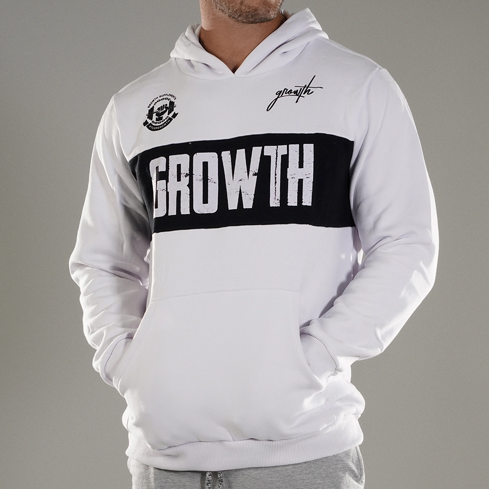 MOLETOM BRANCO PREMIUM CAN T STOP - GROWTH SUPPLEMENTS