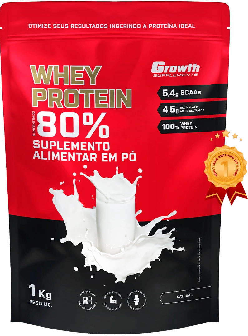 Whey Protein Concentrado (1KG): Ganhe Massa Aqui!