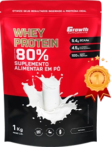 (TOP) Whey Protein Concentrado (1KG) - Growth Supplements