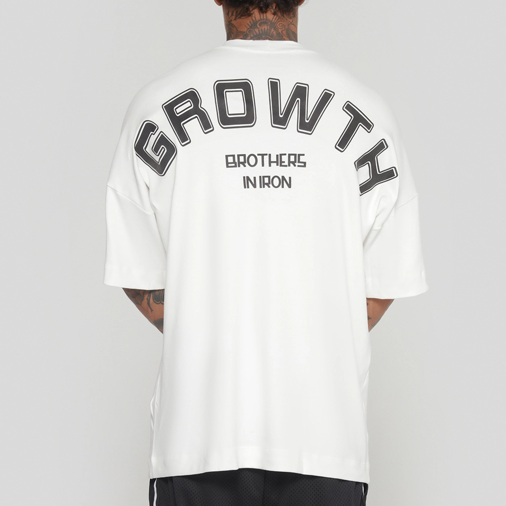 CAMISETA GROWTH OVERSIZED OFF WHITE - GROWTH SUPPLEMENTS