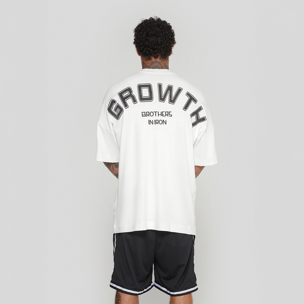 CAMISETA GROWTH OVERSIZED OFF WHITE - GROWTH SUPPLEMENTS