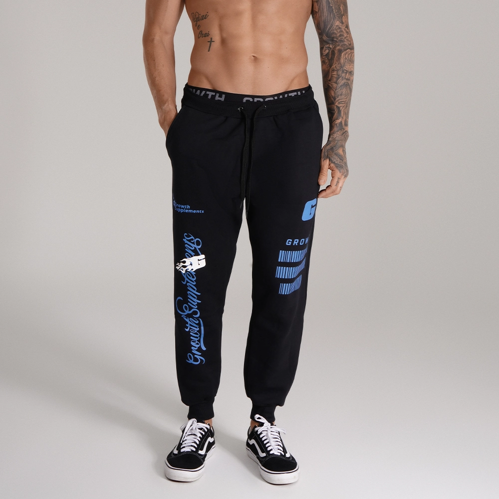 Calça Moletom Growth Motivation Manuscrito