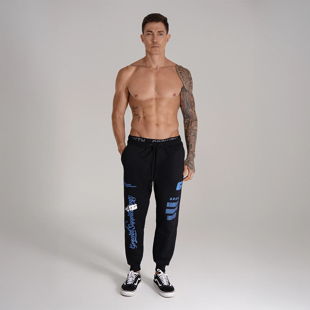 Calça Moletom Growth Motivation Manuscrito