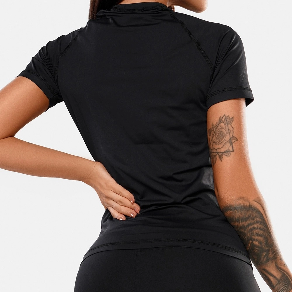 CAMISETA PRETA TÉRMICA SEGUNDA PELE GROWTH - GROWTH SUPPLEMENTS