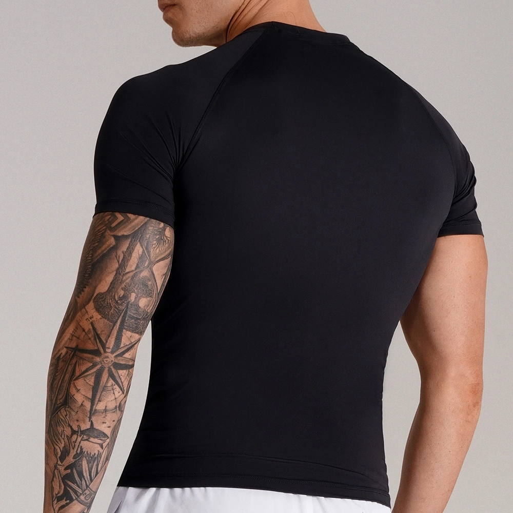CAMISETA PRETA TÉRMICA SEGUNDA PELE GROWTH - GROWTH SUPPLEMENTS
