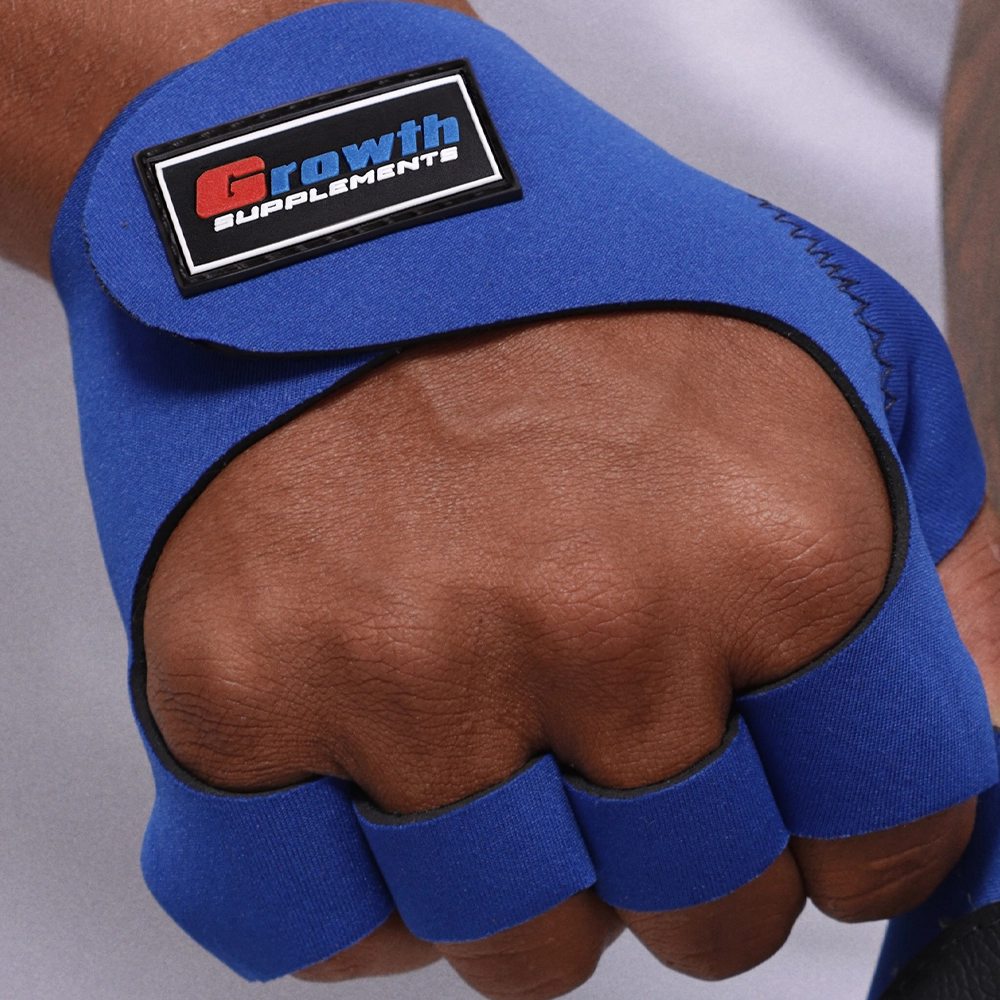 LUVA DE TREINO AZUL GROWTH (PAR) - GROWTH SUPPLEMENTS