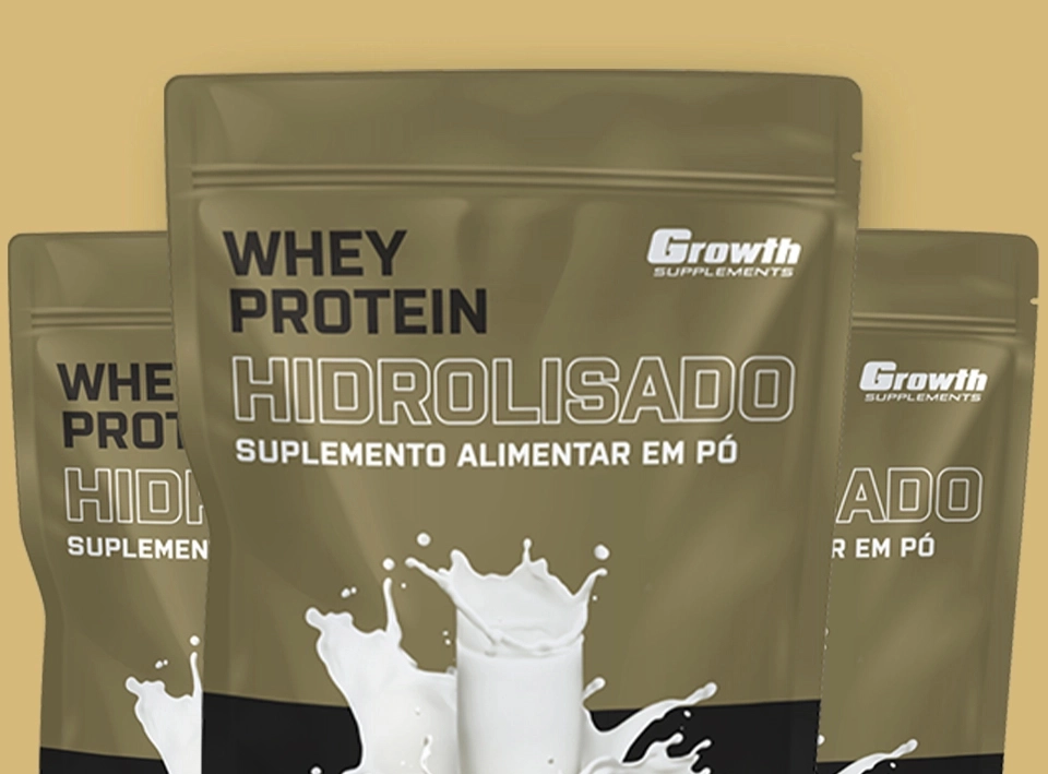 Embalagens de Whey Protein Hidrolisado