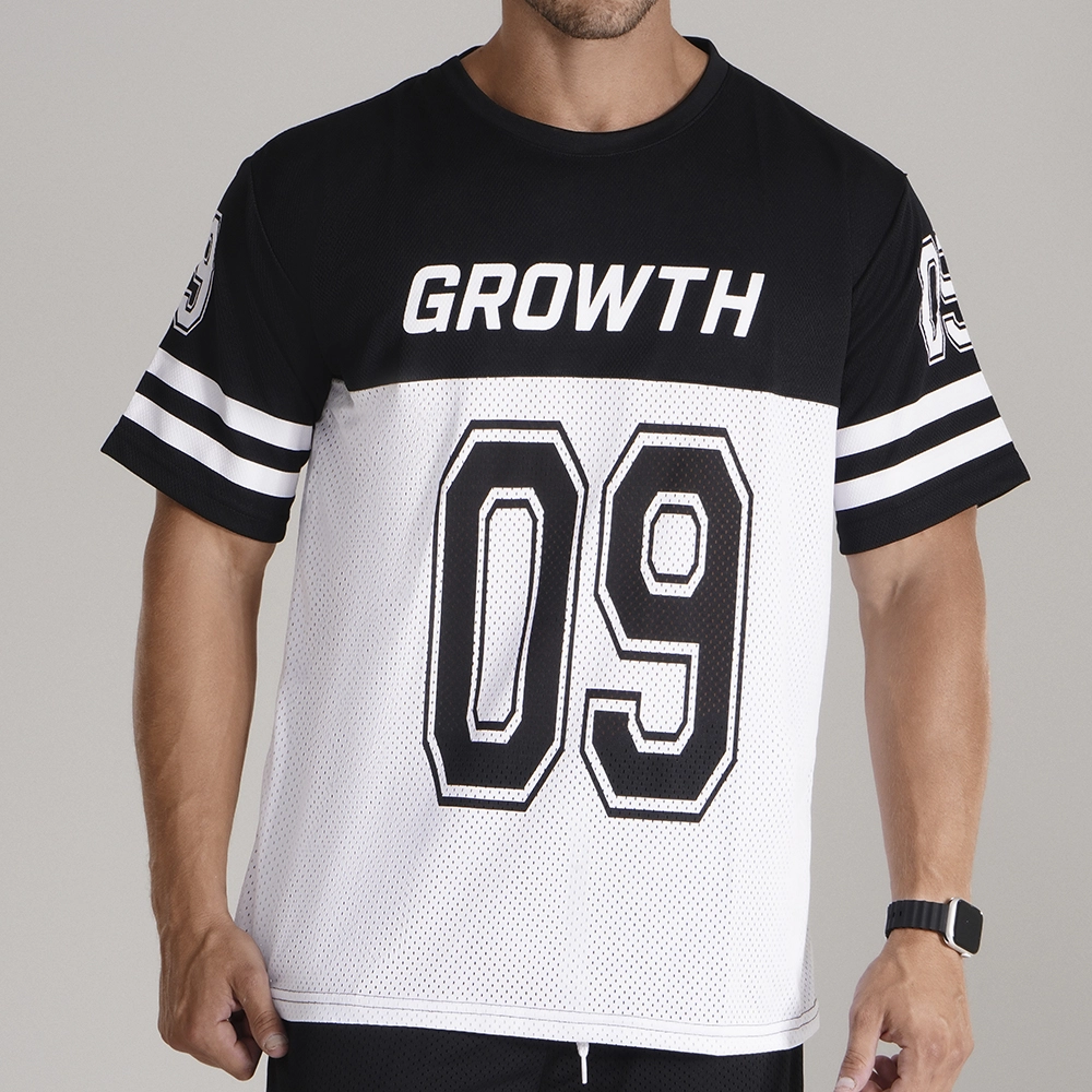 CAMISETA GROWTH SPORTS BLACK WHITE 09 - GROWTH SUPPLEMENTS