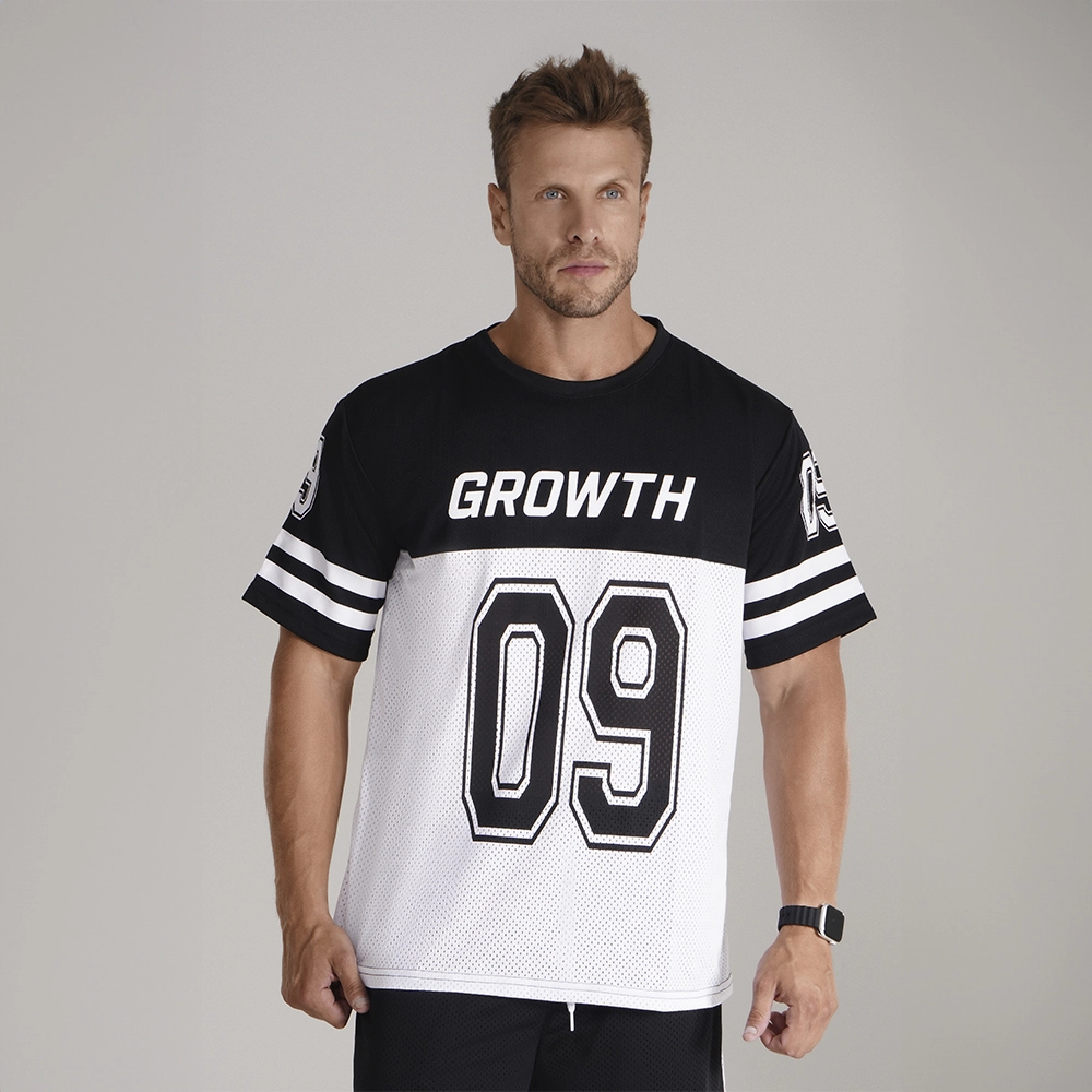 CAMISETA GROWTH SPORTS BLACK WHITE 09 - GROWTH SUPPLEMENTS