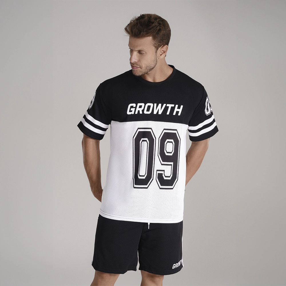 CAMISETA GROWTH SPORTS BLACK WHITE 09 - GROWTH SUPPLEMENTS