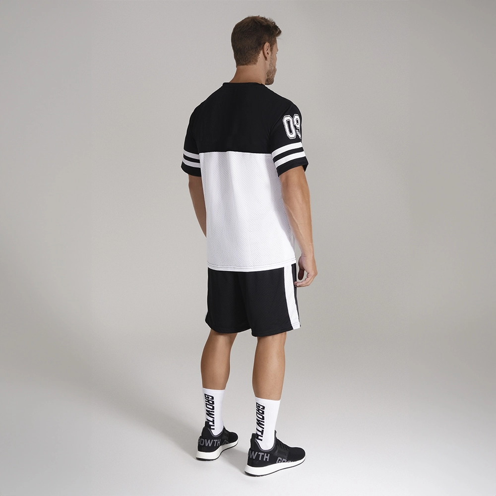 CAMISETA GROWTH SPORTS BLACK WHITE 09 - GROWTH SUPPLEMENTS