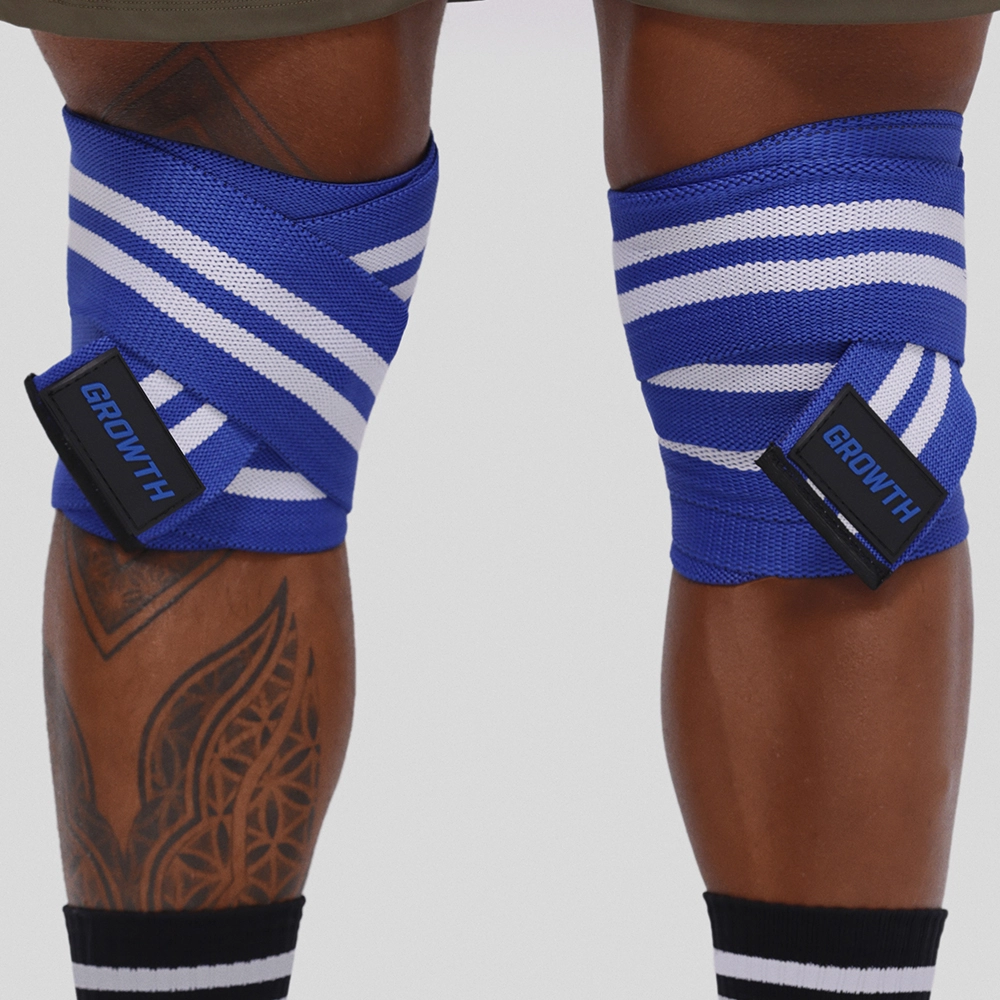 Faixa De Joelho Azul Growth (Par)
