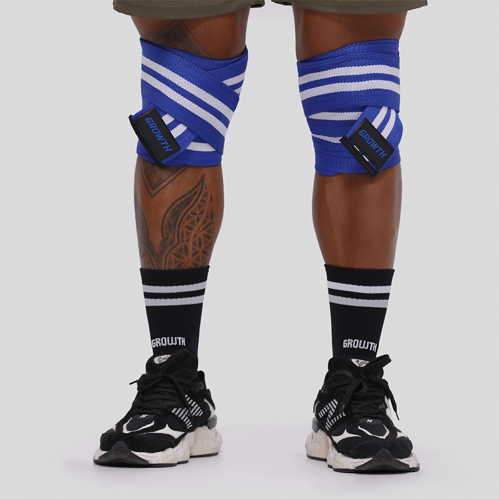 Faixa De Joelho Azul Growth (Par)