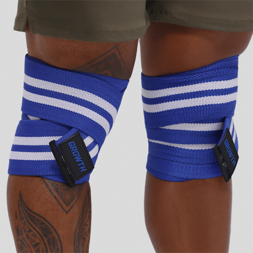 Faixa De Joelho Azul Growth (Par)