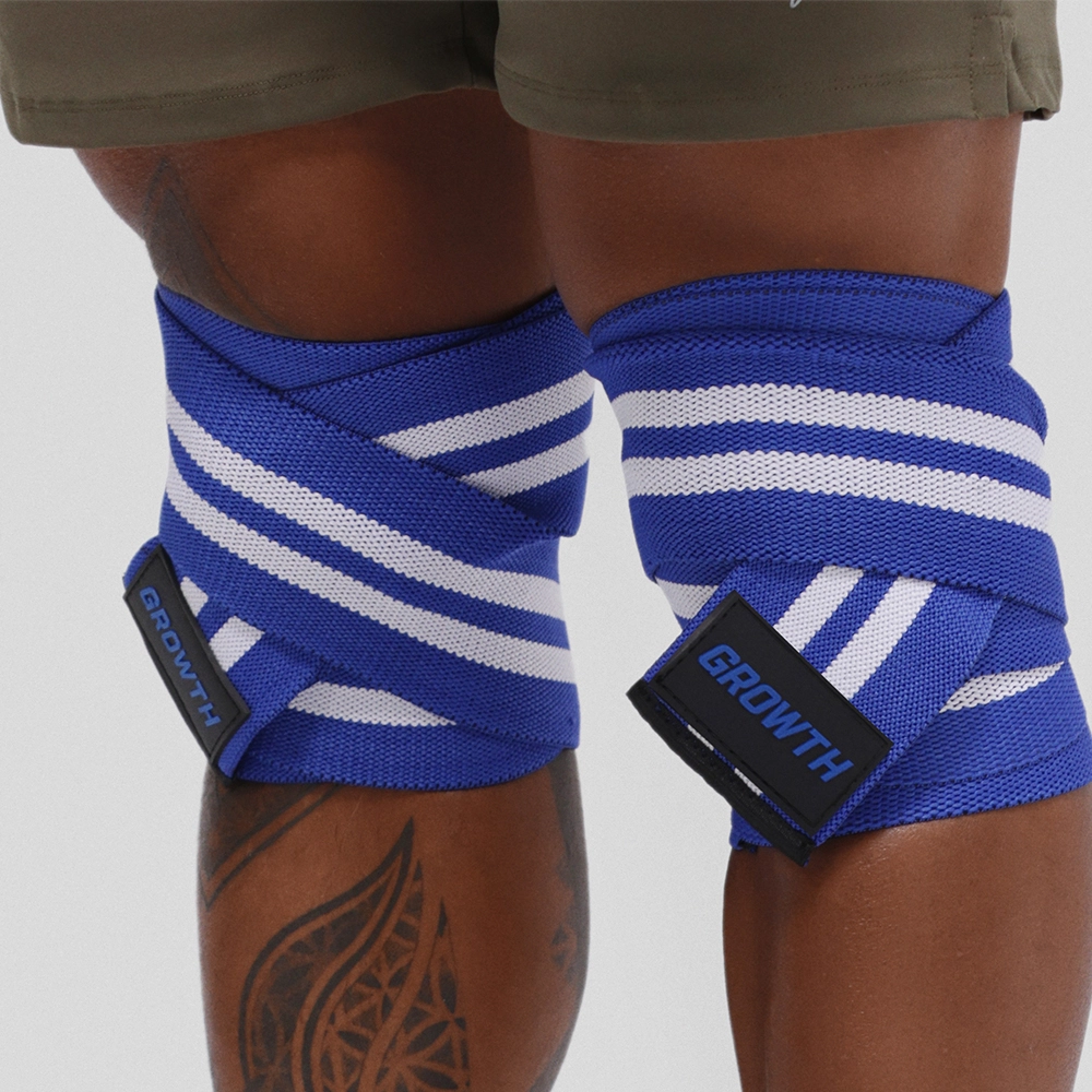Faixa De Joelho Azul Growth (Par)