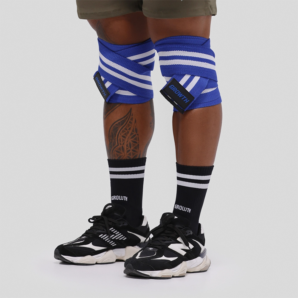 Faixa De Joelho Azul Growth (Par)