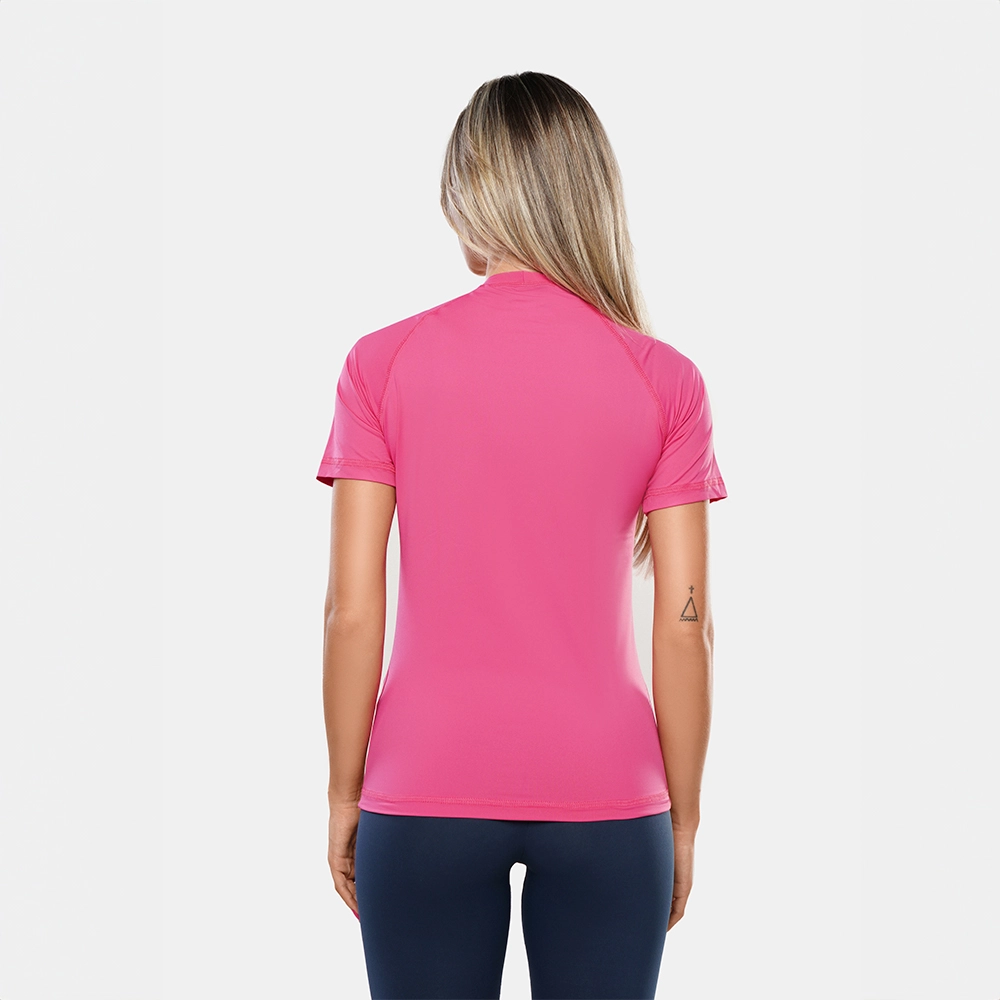 Camiseta Rosa Termica Segunda Pele Growth