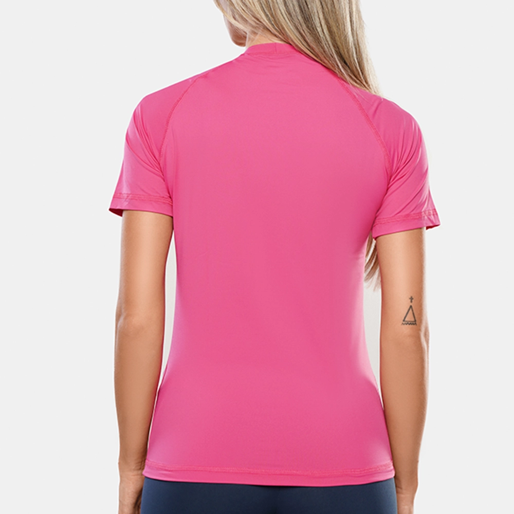 Camiseta Rosa Termica Segunda Pele Growth