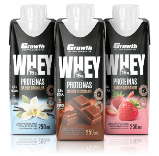 Foto do produto BEBIDA LÁCTEA UHT DE PROTEÍNAS - GROWTH SUPPLEMENTS