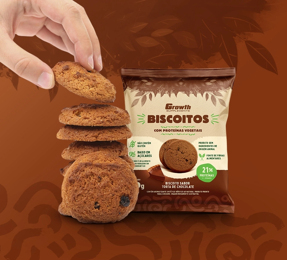 Biscoitos com Proteínas Vegetais — Growth Supplements