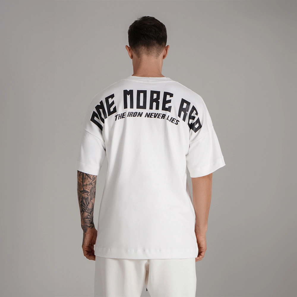 Camiseta Branca Growth Oversized One More Rep Off White