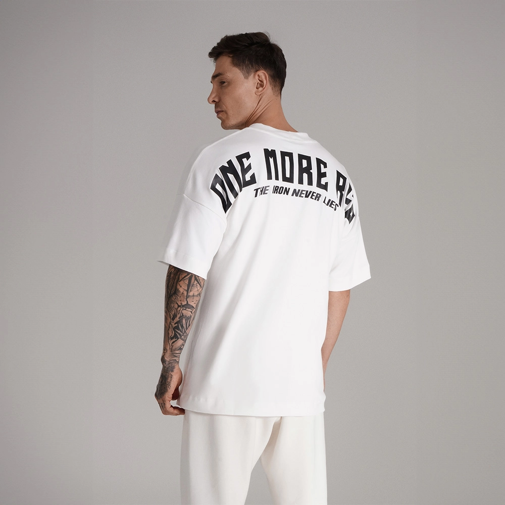 Camiseta Branca Growth Oversized One More Rep Off White