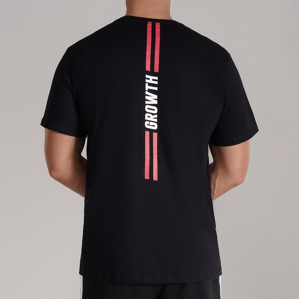 CAMISETA PRETA GROWTH RED - GROWTH SUPPLEMENTS