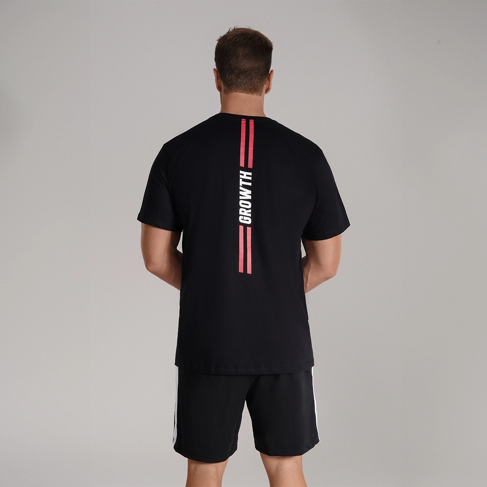 CAMISETA PRETA GROWTH RED - GROWTH SUPPLEMENTS
