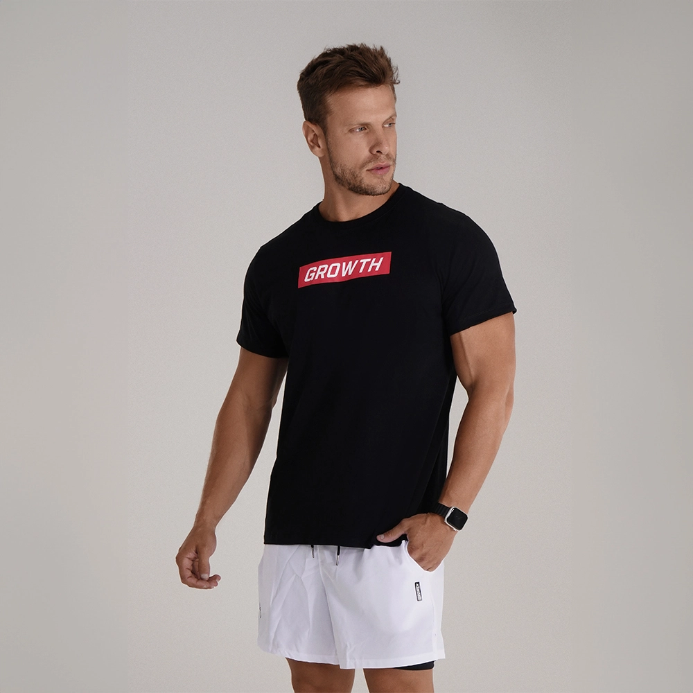 CAMISETA PRETA GROWTH RED - GROWTH SUPPLEMENTS