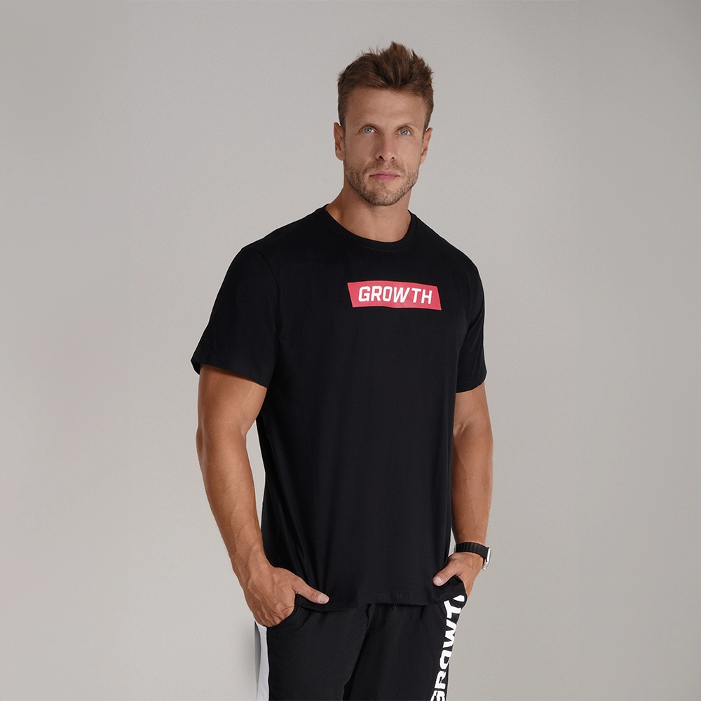 CAMISETA PRETA GROWTH RED - GROWTH SUPPLEMENTS