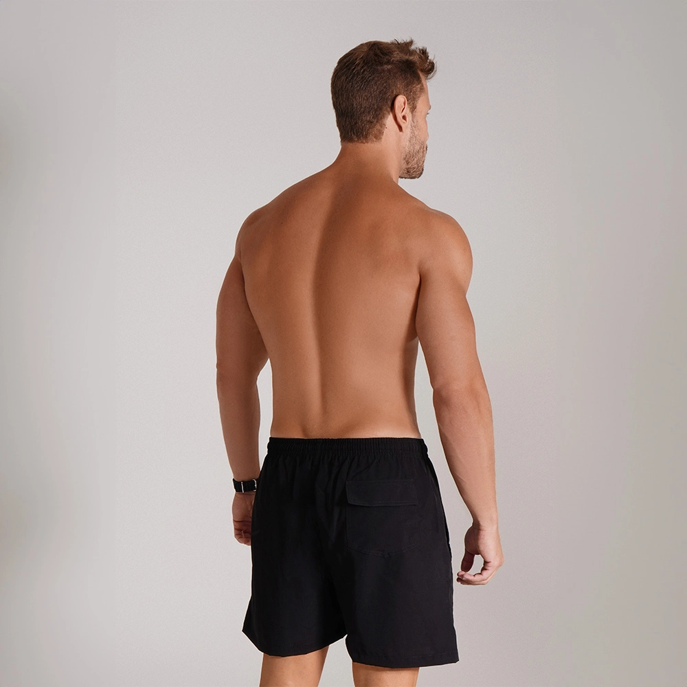 Short Banho Growth Manuscrito Preto