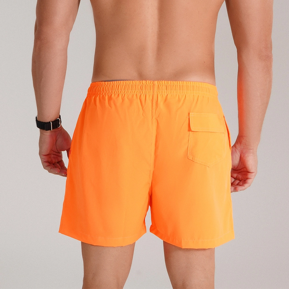 Short Banho Growth Manuscrito Laranja