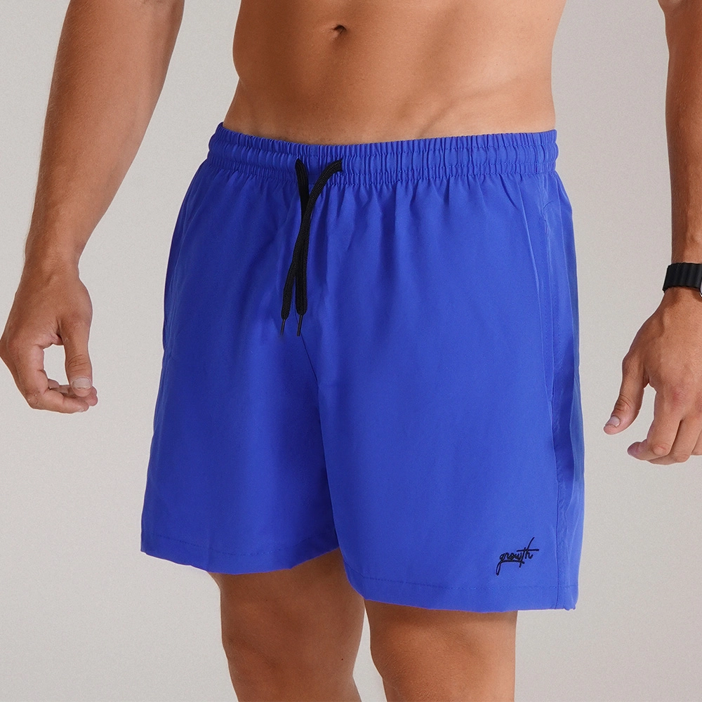 Short Banho Growth Manuscrito Azul Royal