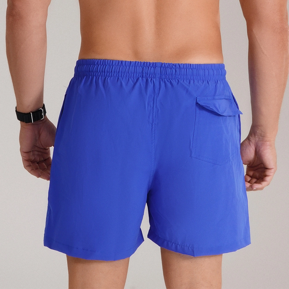 Short Banho Growth Manuscrito Azul Royal