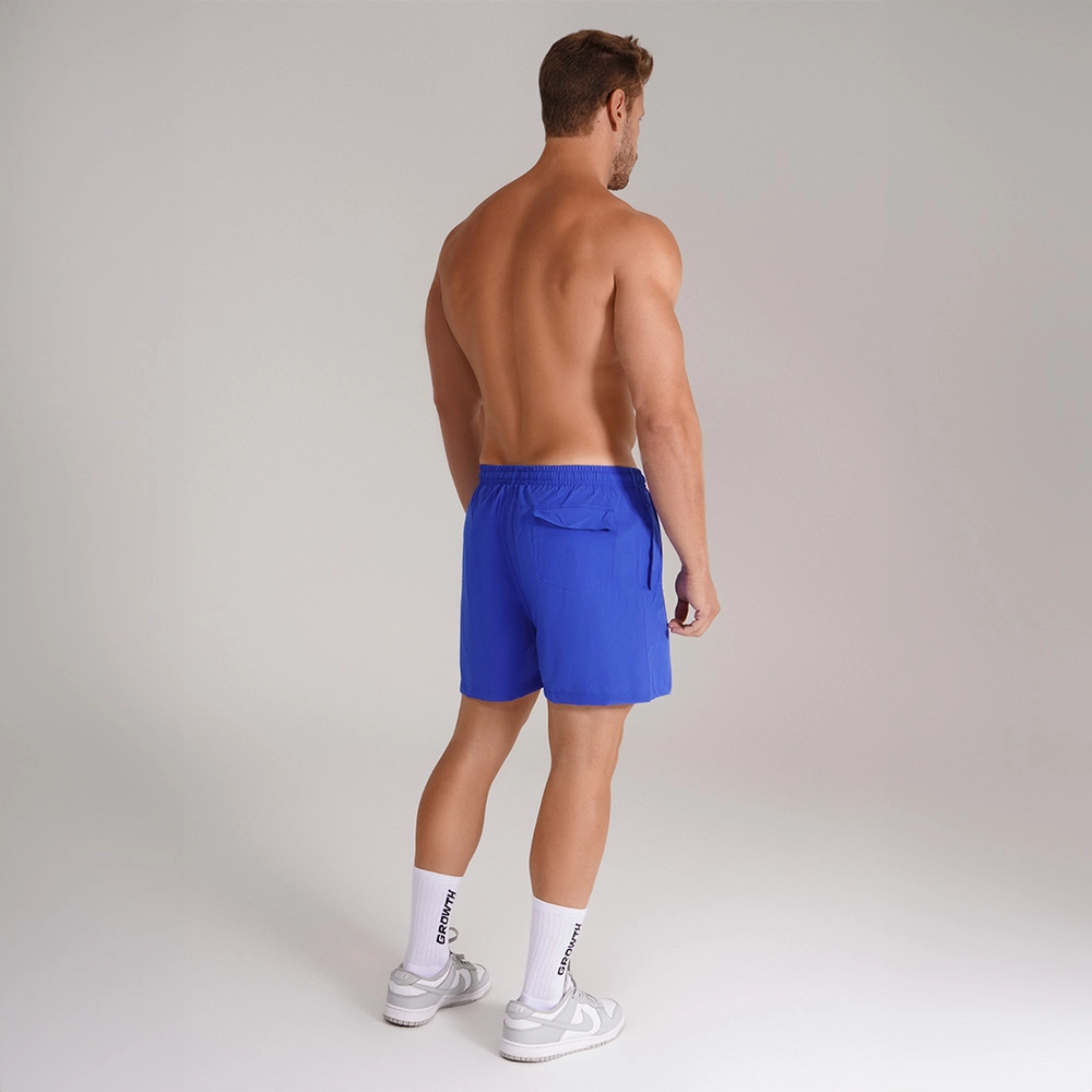 Short Banho Growth Manuscrito Azul Royal