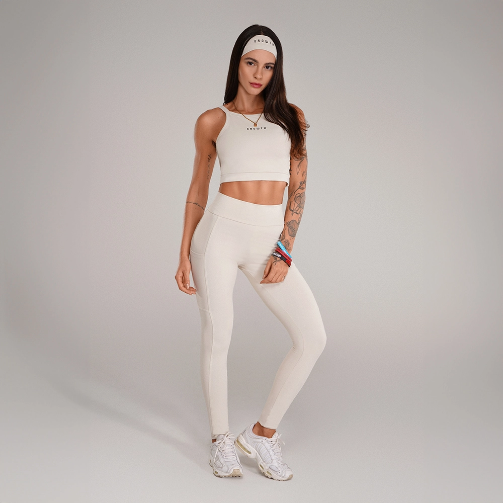 LEGGING GROWTH BEAUT BEGE CLARO -  GROWTH SUPPLEMENTS