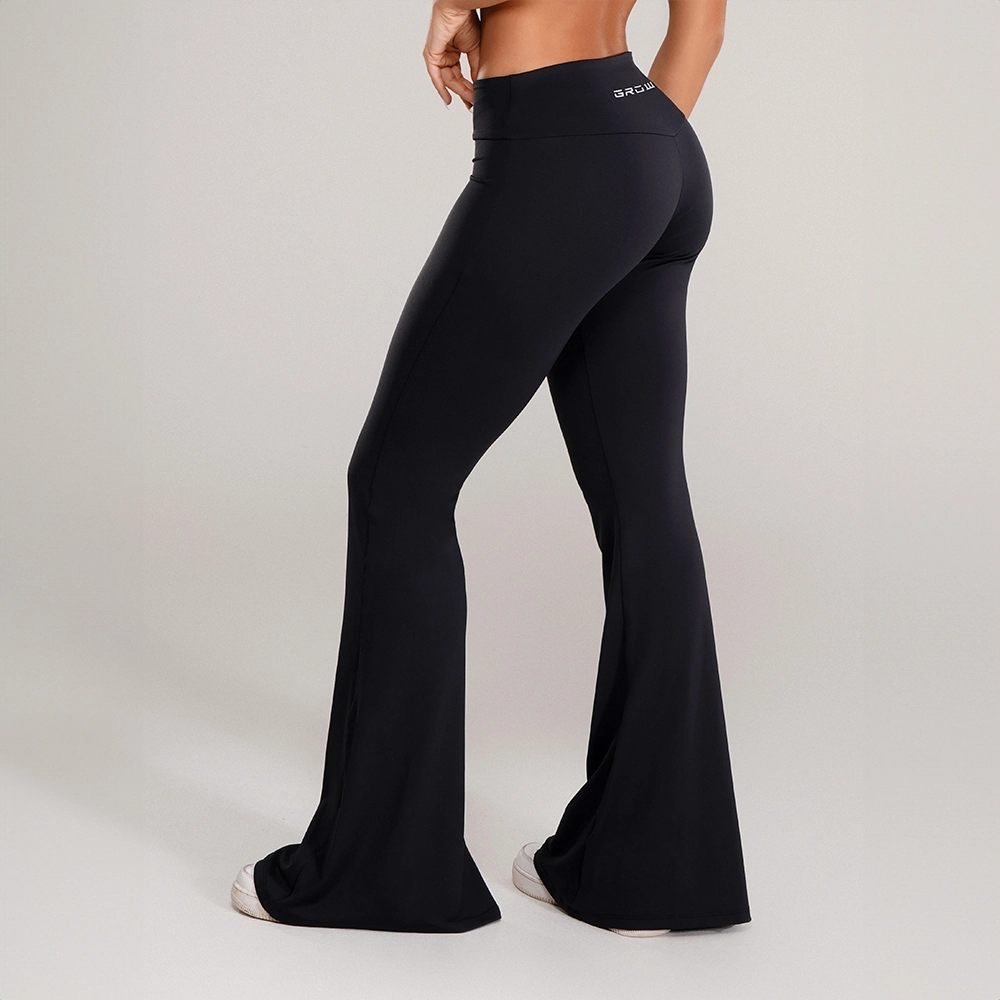 CALÇA FLARE GROWTH PRETA -  GROWTH SUPPLEMENTS