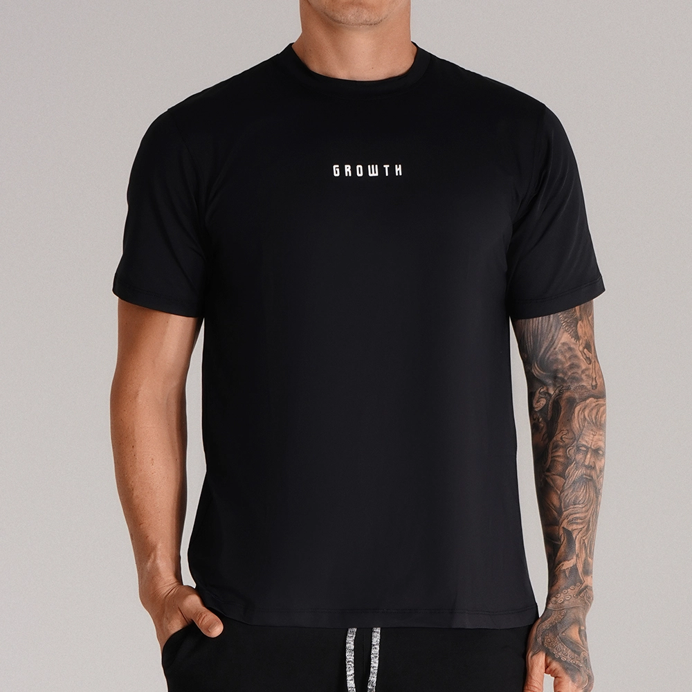 CAMISETA GROWTH PERFORMANCE PRETA - GROWTH SUPPLEMENTS
