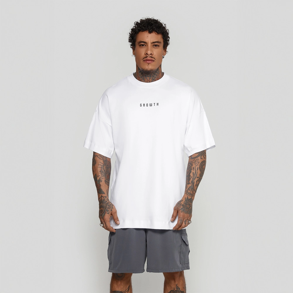 Camiseta Growth Oversized Under Branco