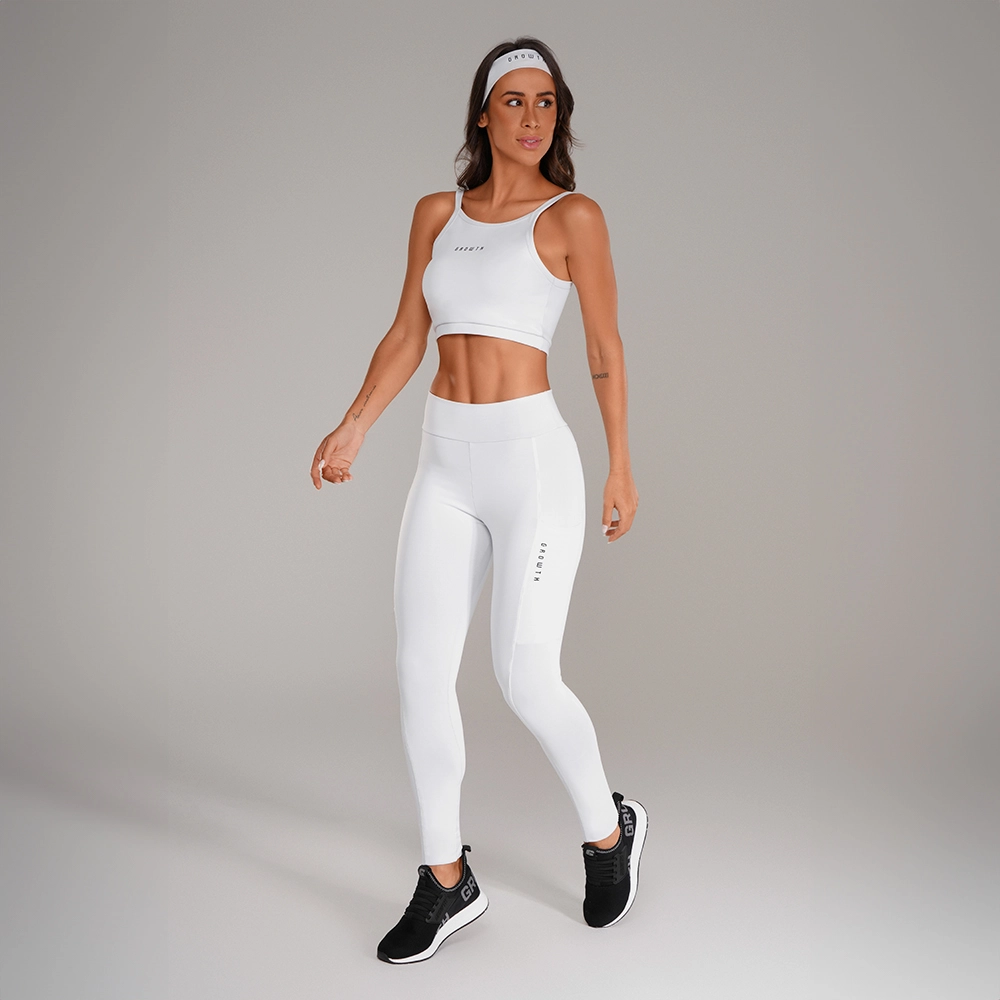 LEGGING GROWTH BEAUT BRANCO BLACKOUT -  GROWTH SUPPLEMENTS