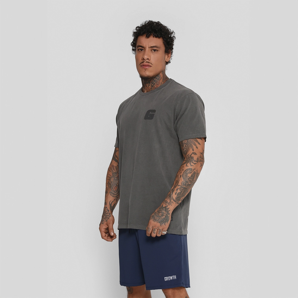 Camiseta Cinza Growth Logo G