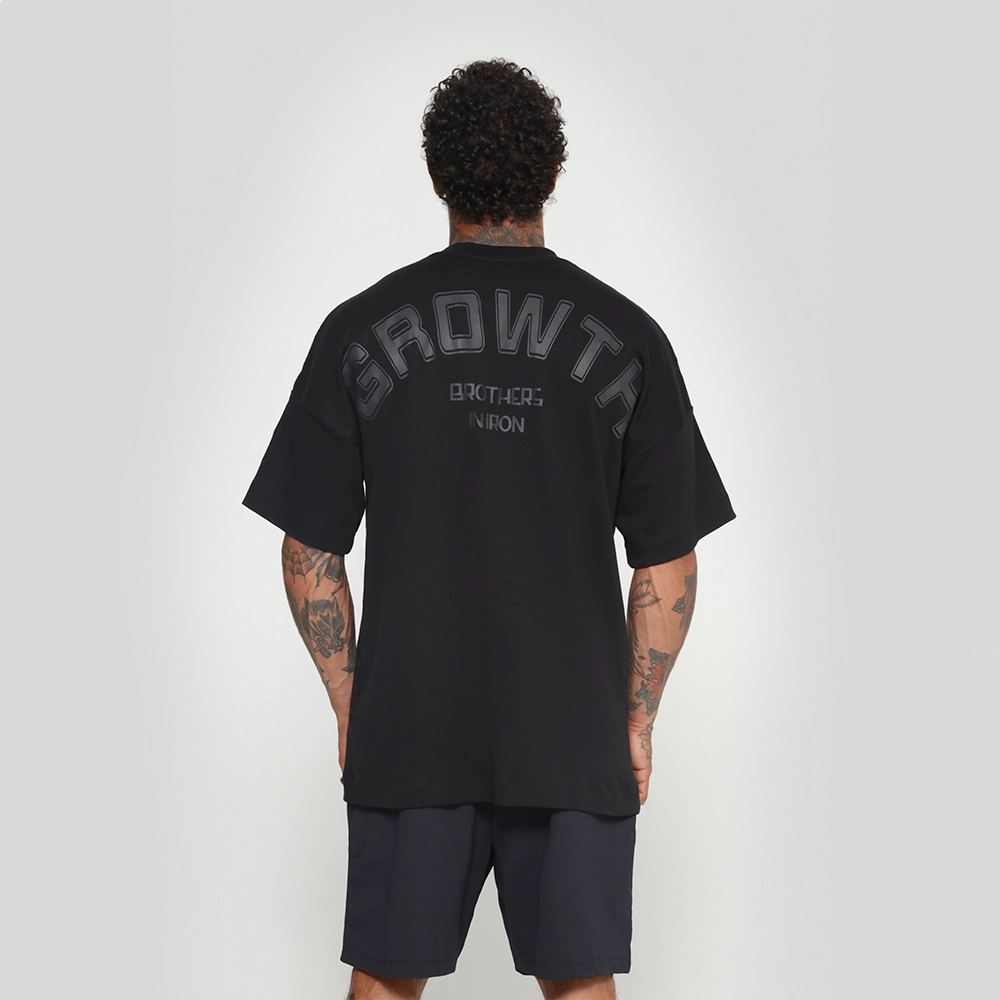 CAMISETA GROWTH OVERSIZED ALL BLACK - GROWTH SUPPLEMENTS