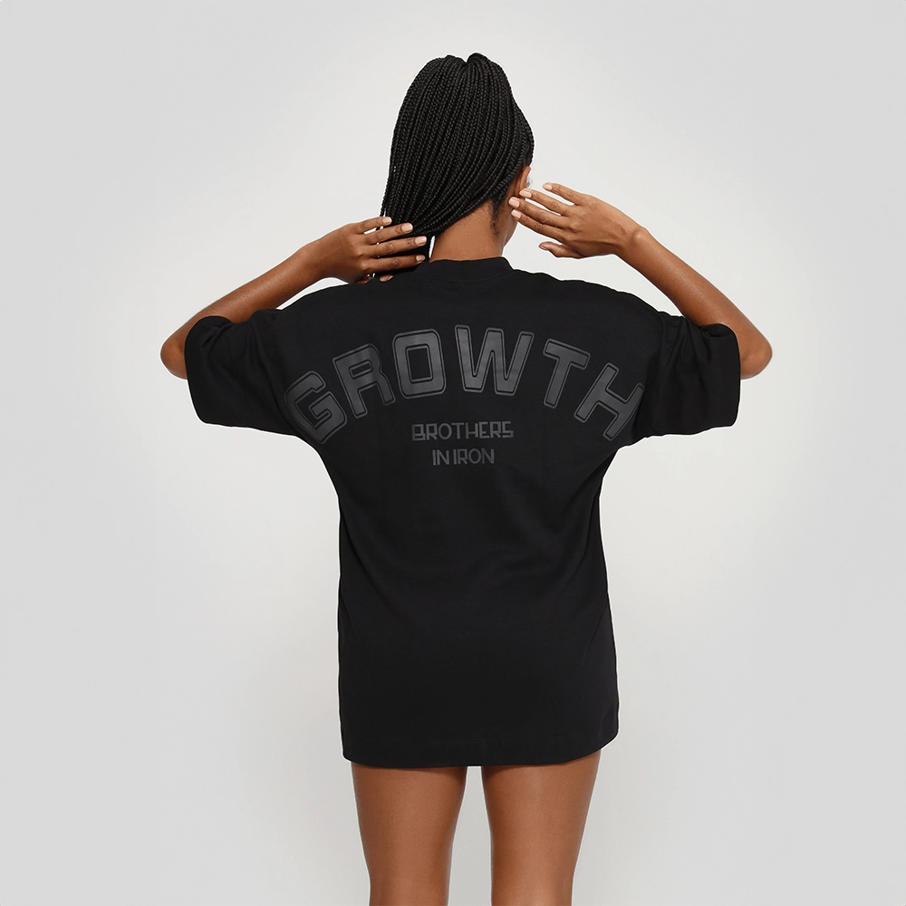 CAMISETA GROWTH OVERSIZED ALL BLACK - GROWTH SUPPLEMENTS