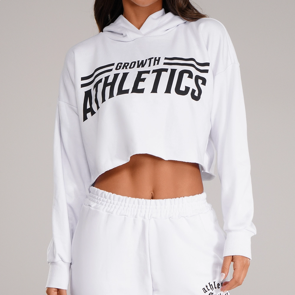 CROPPED MOLETOM GROWTH ATHLETICS BRANCO - GROWTH SUPPLEMENTS