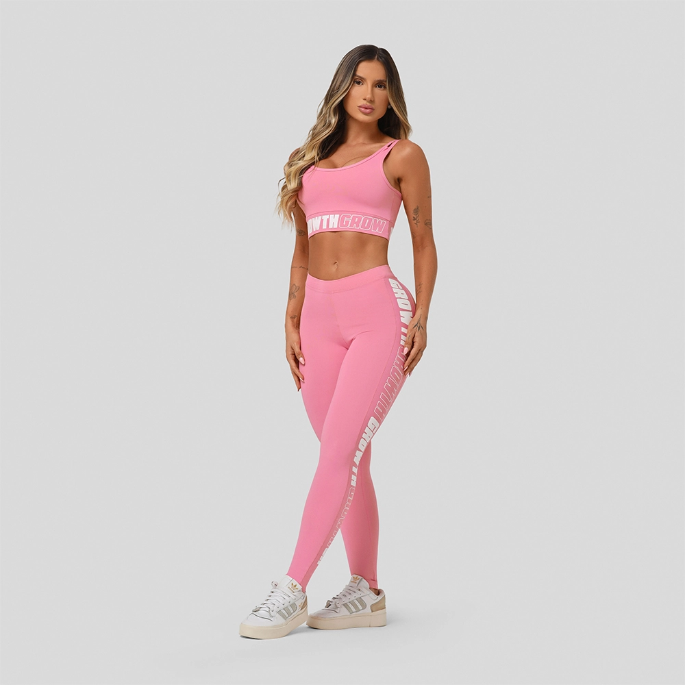 LEGGING ROSA CLARO AD RECORTE LOGO GROWTH - GROWTH SUPPLEMENTS